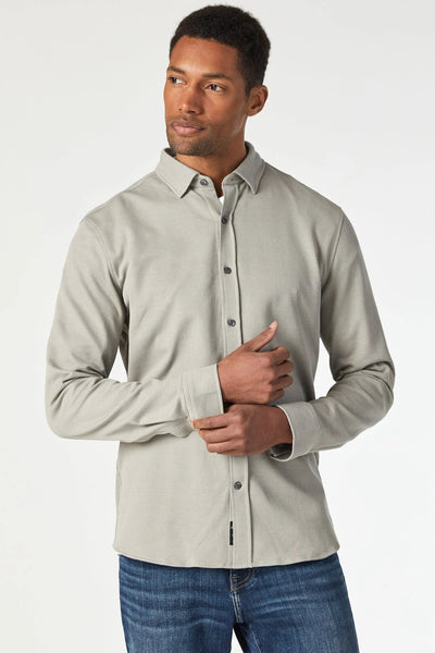 MAVI | Long Sleeve Button Up Shirt - Elephant Skin