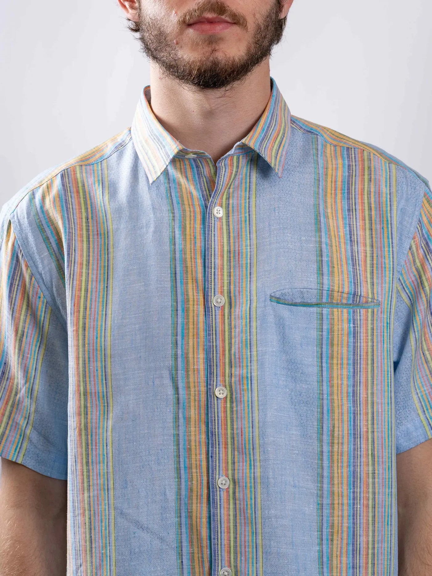 Stitch Note: Bora Bora Pocket Button Down Shirt