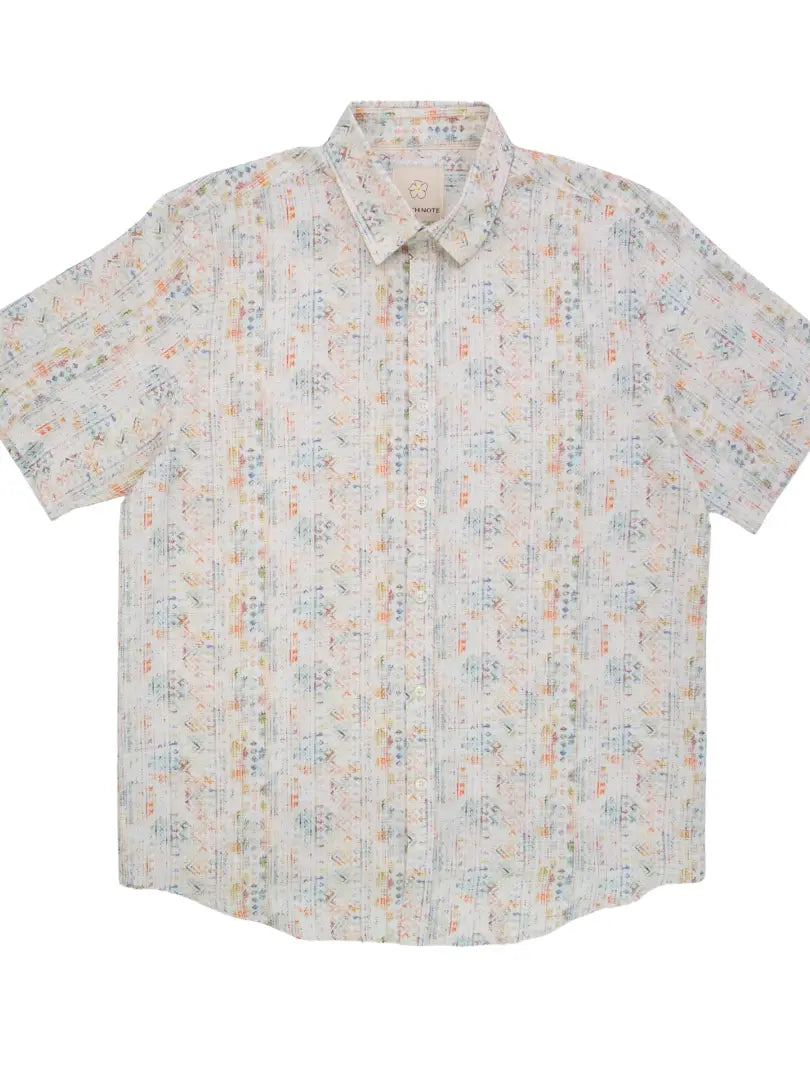 Stitch Note: Tribal Linen Button Down Shirt