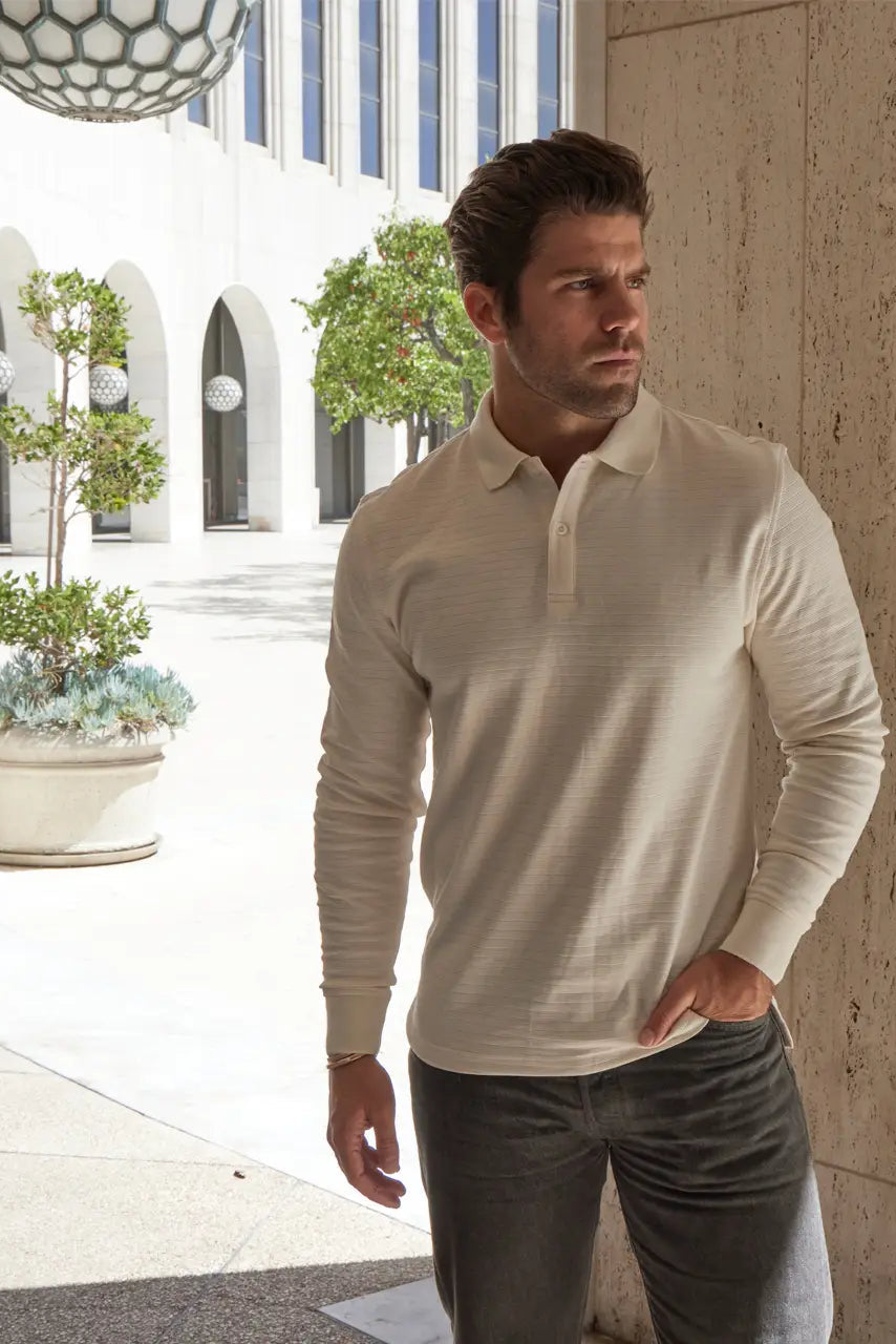 Zander Long Sleeve Polo