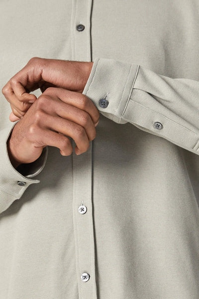 MAVI | Long Sleeve Button Up Shirt - Elephant Skin