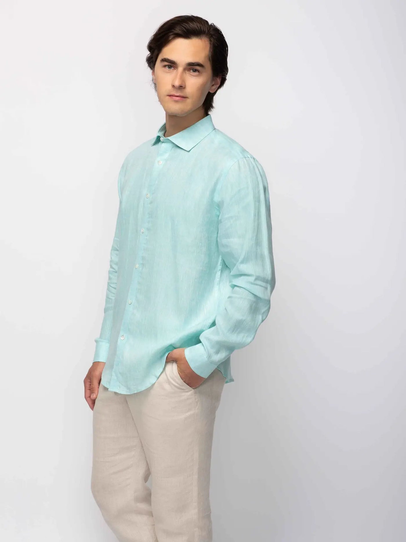 Stitch Note: On Island Time Linen Button Down Shirt