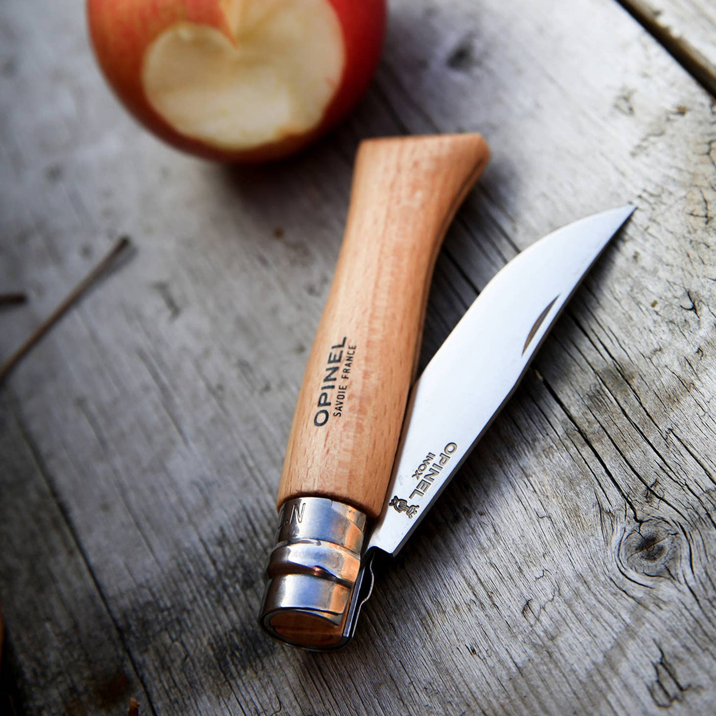 opinel: no.08 folding knife with sheath & gift box