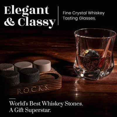 the connoisseur's set - twist whiskey glass edition