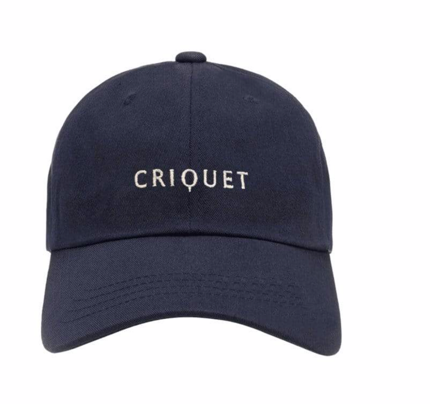 criquet: unstructured twill hat - navy