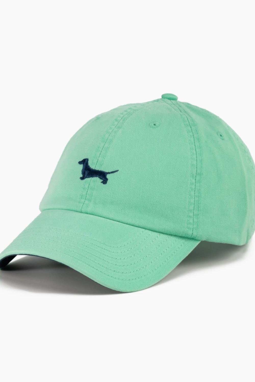 green dachshund cap