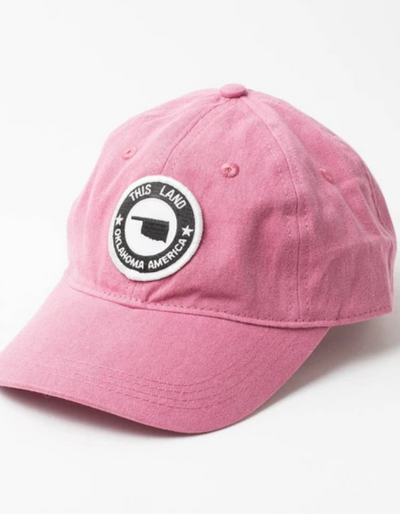 this land: oklahoma america logo baseball hat